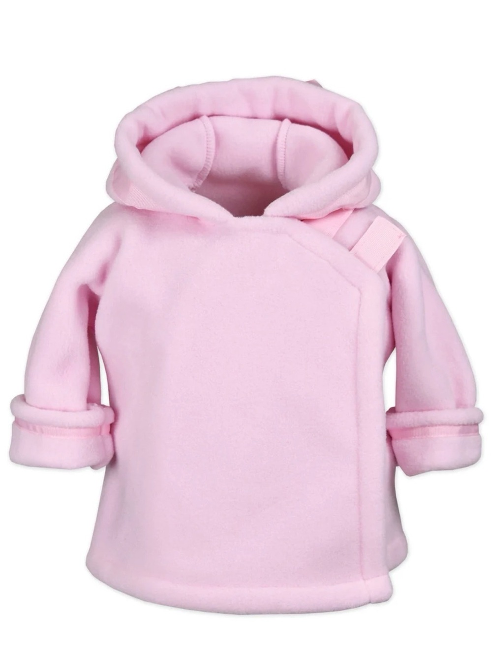 Kids Hooded Pink Fleece Coat